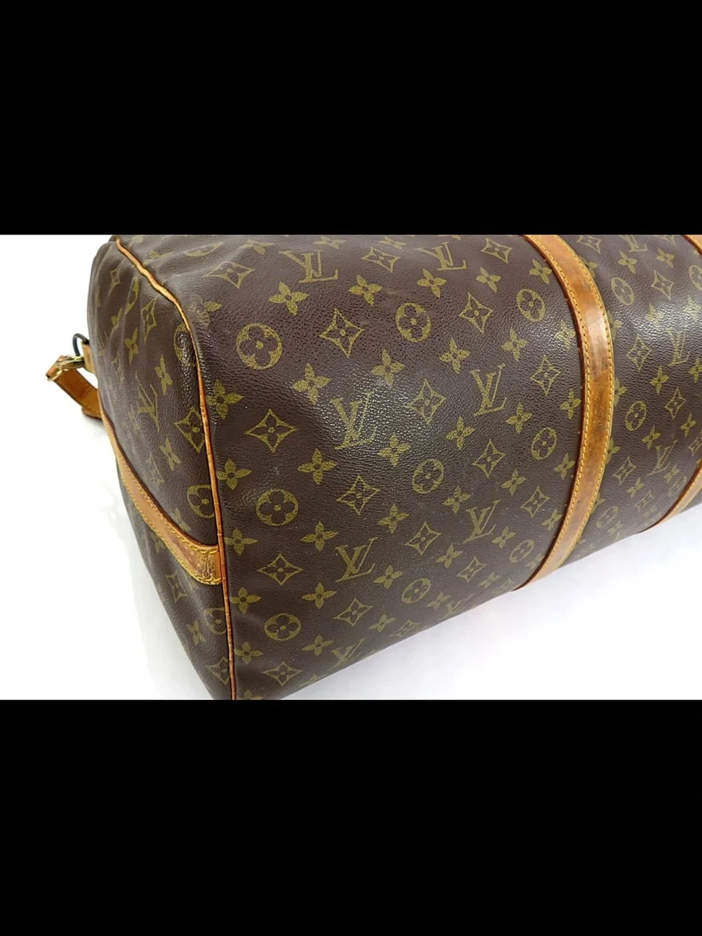 Louis Vuitton Brown Monogram Keepall Weekend Bag